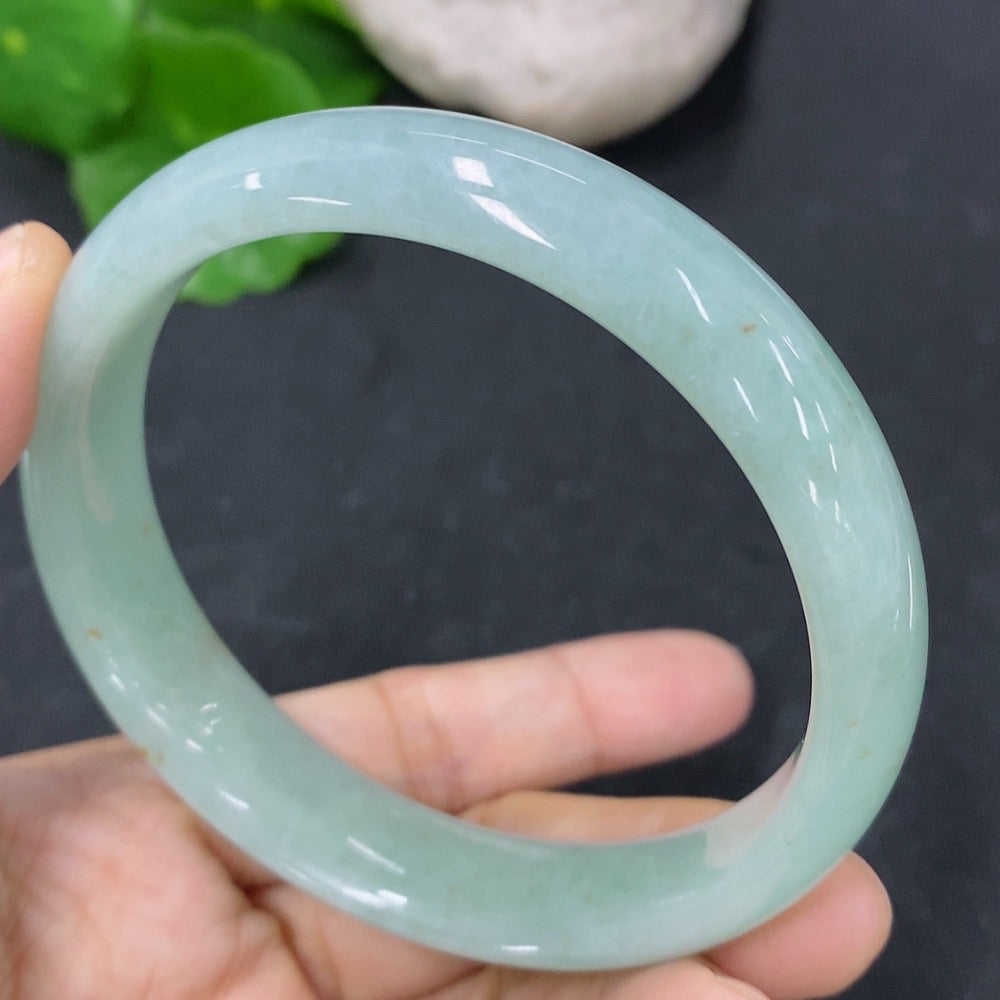 Jadeite Round Bracelet Size 58.5mm Total Weight Approx. 48.64g