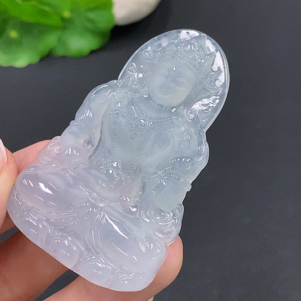 Jadeite Tara Pendant Total Weight Approx. 23.2g