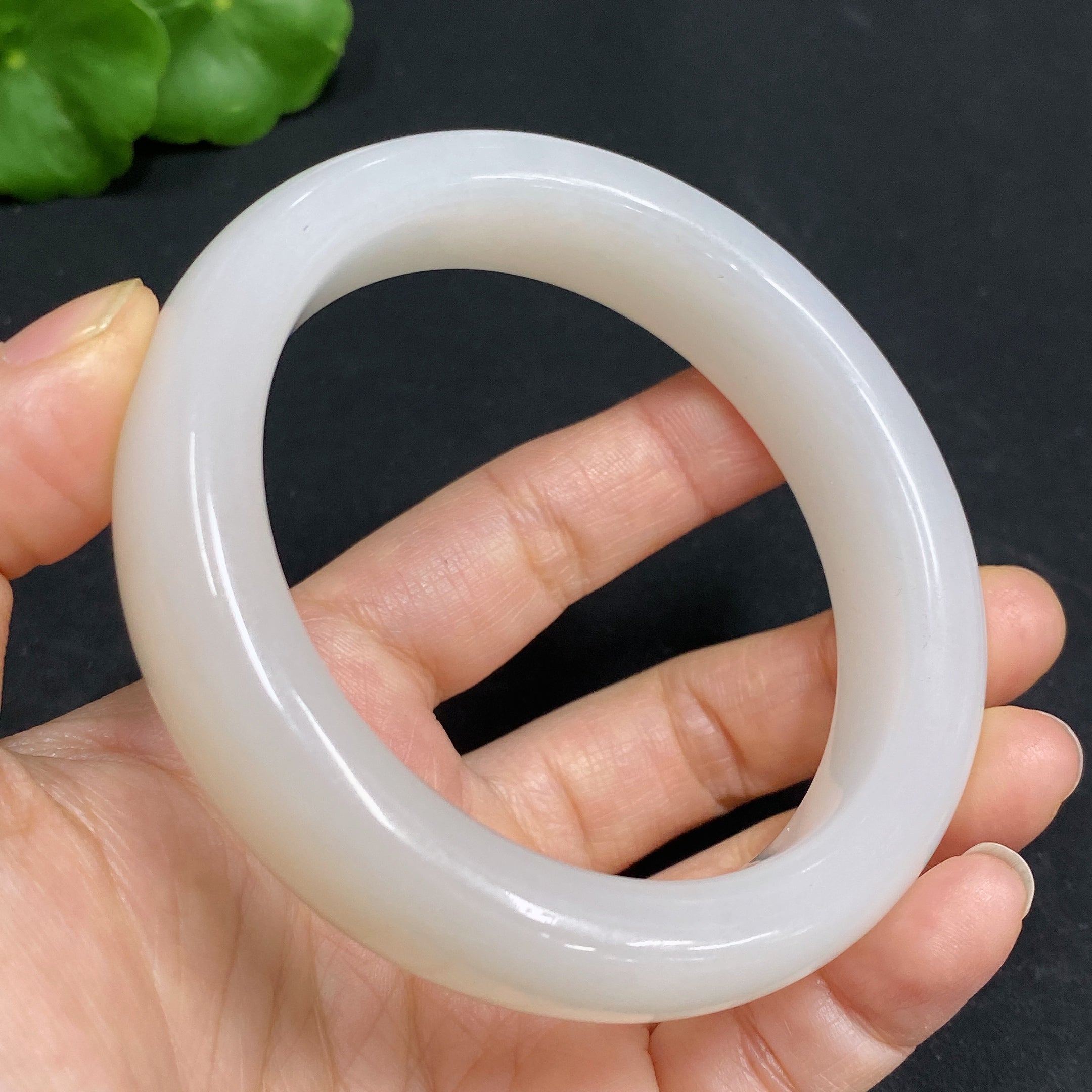 Hetian Jade Round Bracelet Size 59 Total Weight Approx. 76.2g