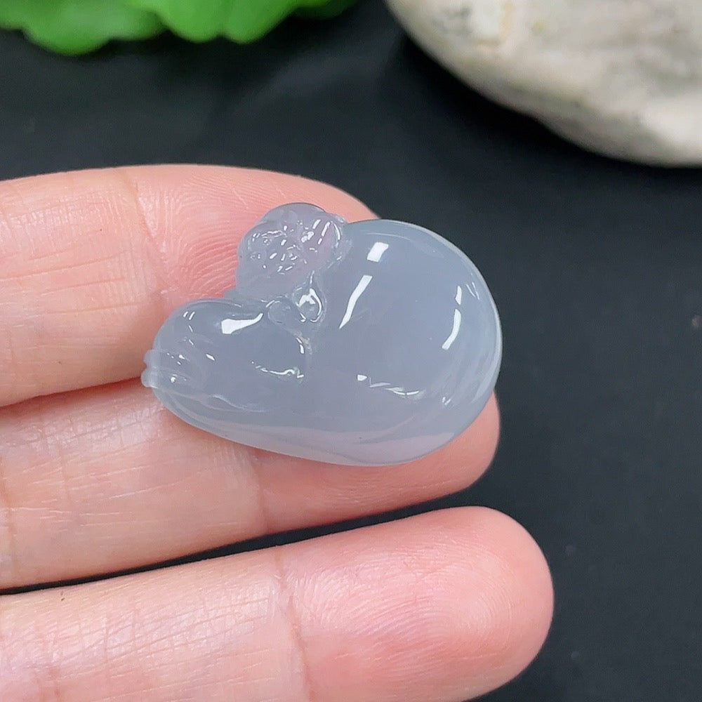 Jadeite Money Bag Pendant, Total Weight Approx. 8.8g