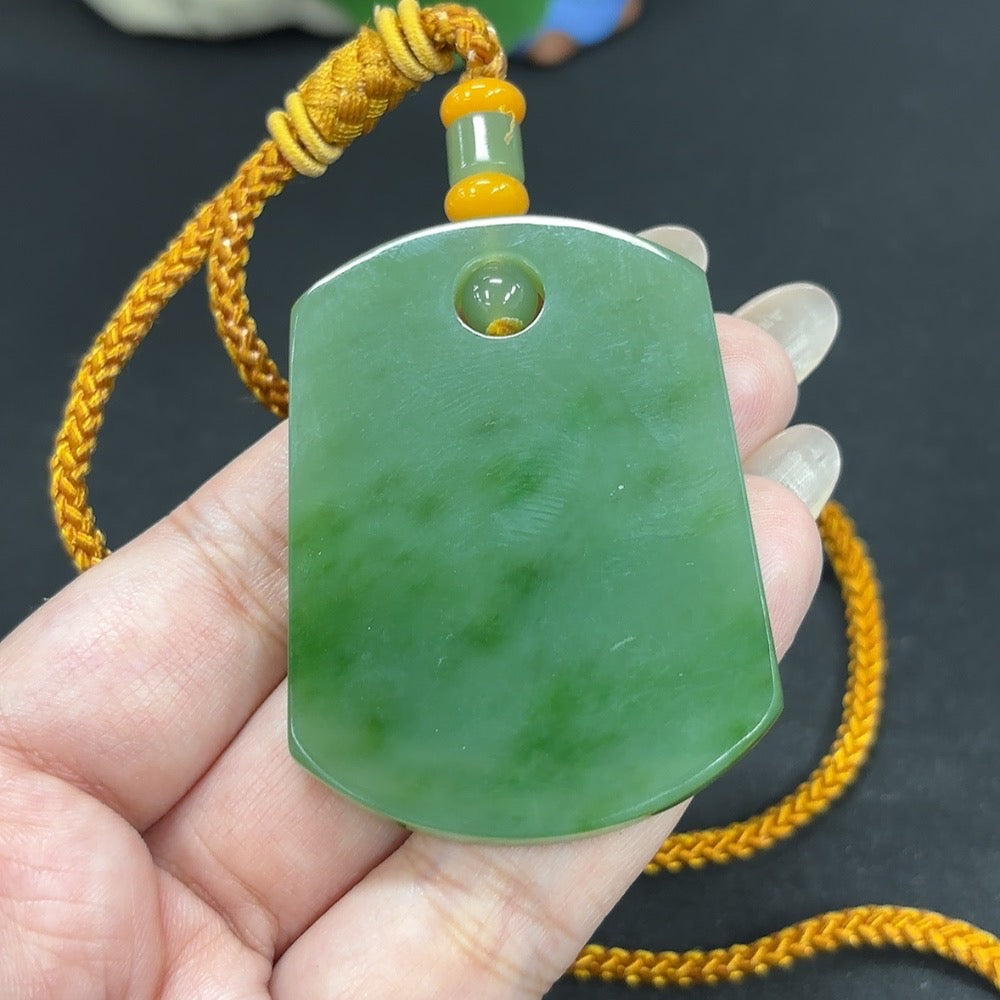 Hetian Jade Plain Pendant