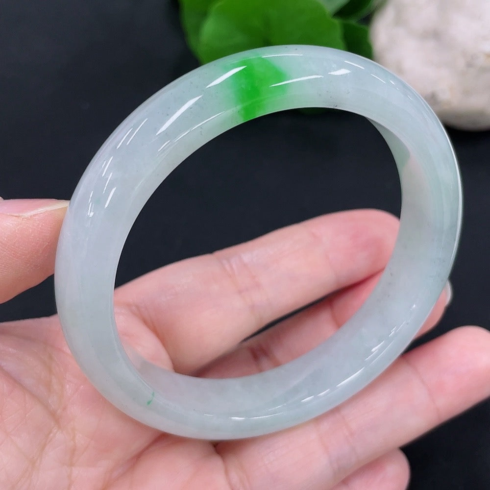 Jadeite Round Bangle Size 56 Total Weight Approx. 52.2g