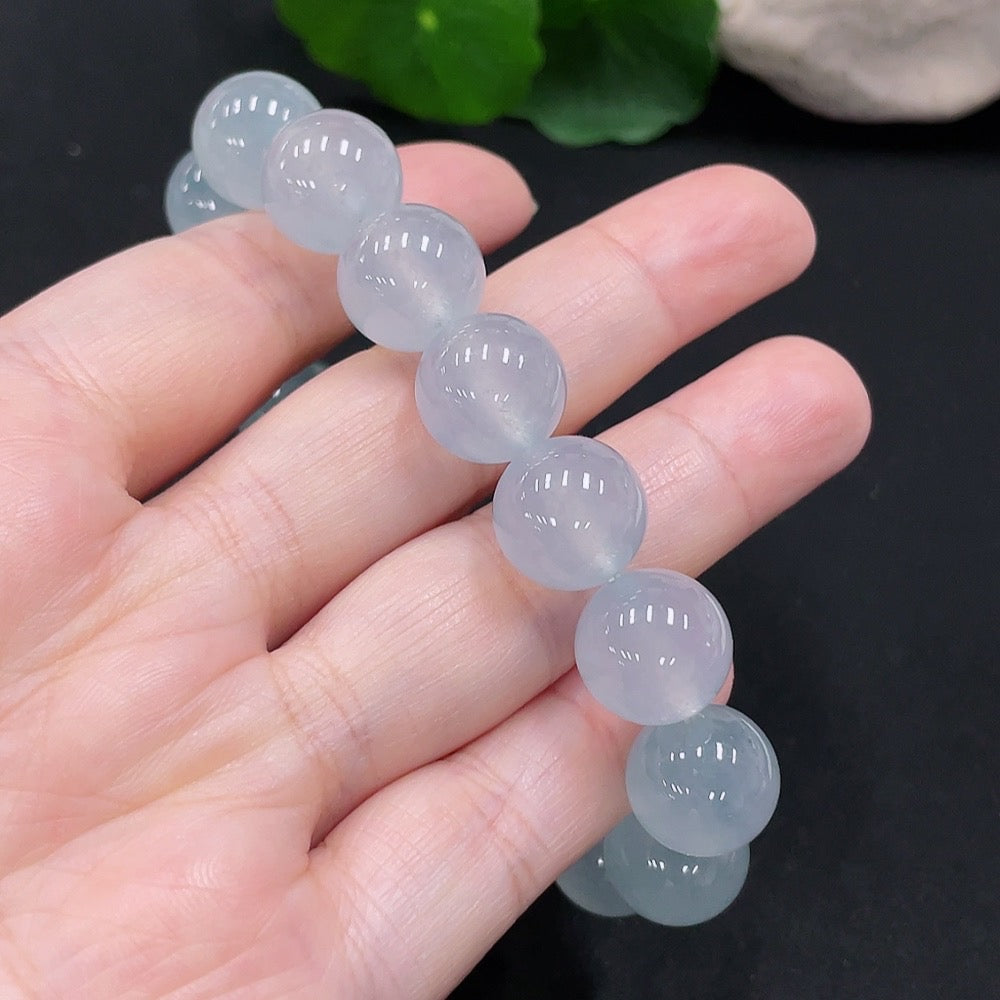 Jadeite Bracelet Size 12.6mm Approx. Total Weight 57.2g Approx. [Total Value: $18,394 USD]