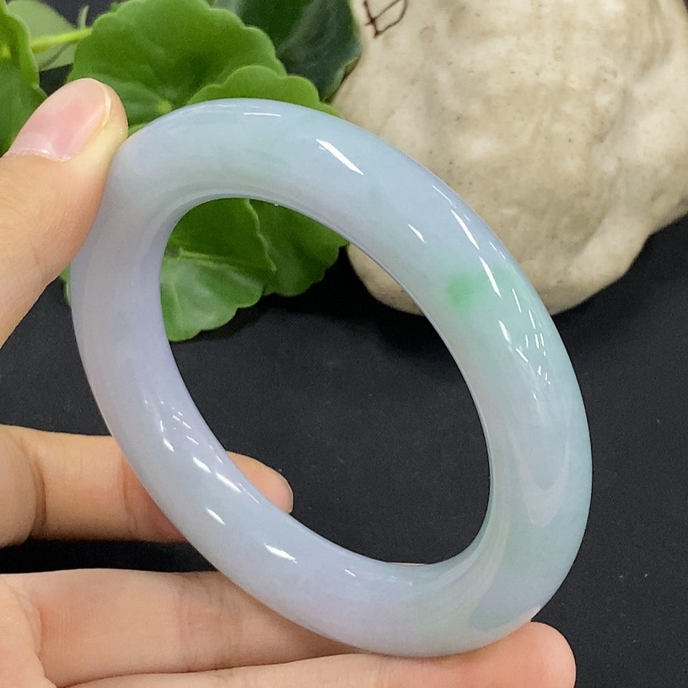 Jadeite Round Bangle Size 55.8 Total Weight Approx. 81.57g