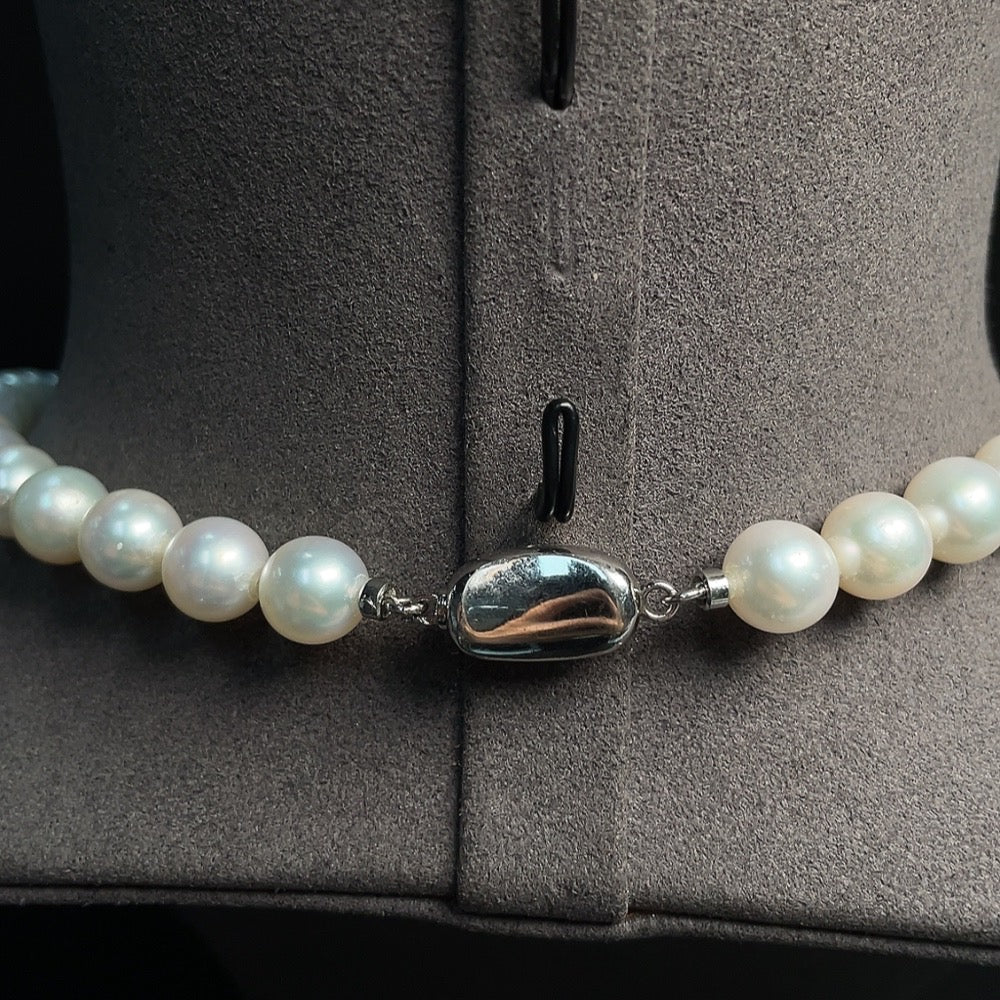 Seawater Pearl Strand Non-Gold Setting Approx. 8.4mm Total Weight About 47.37g