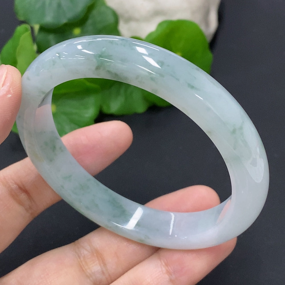 Jadeite Round Bracelet Size 56.9 Total Weight Approx. 49.1g