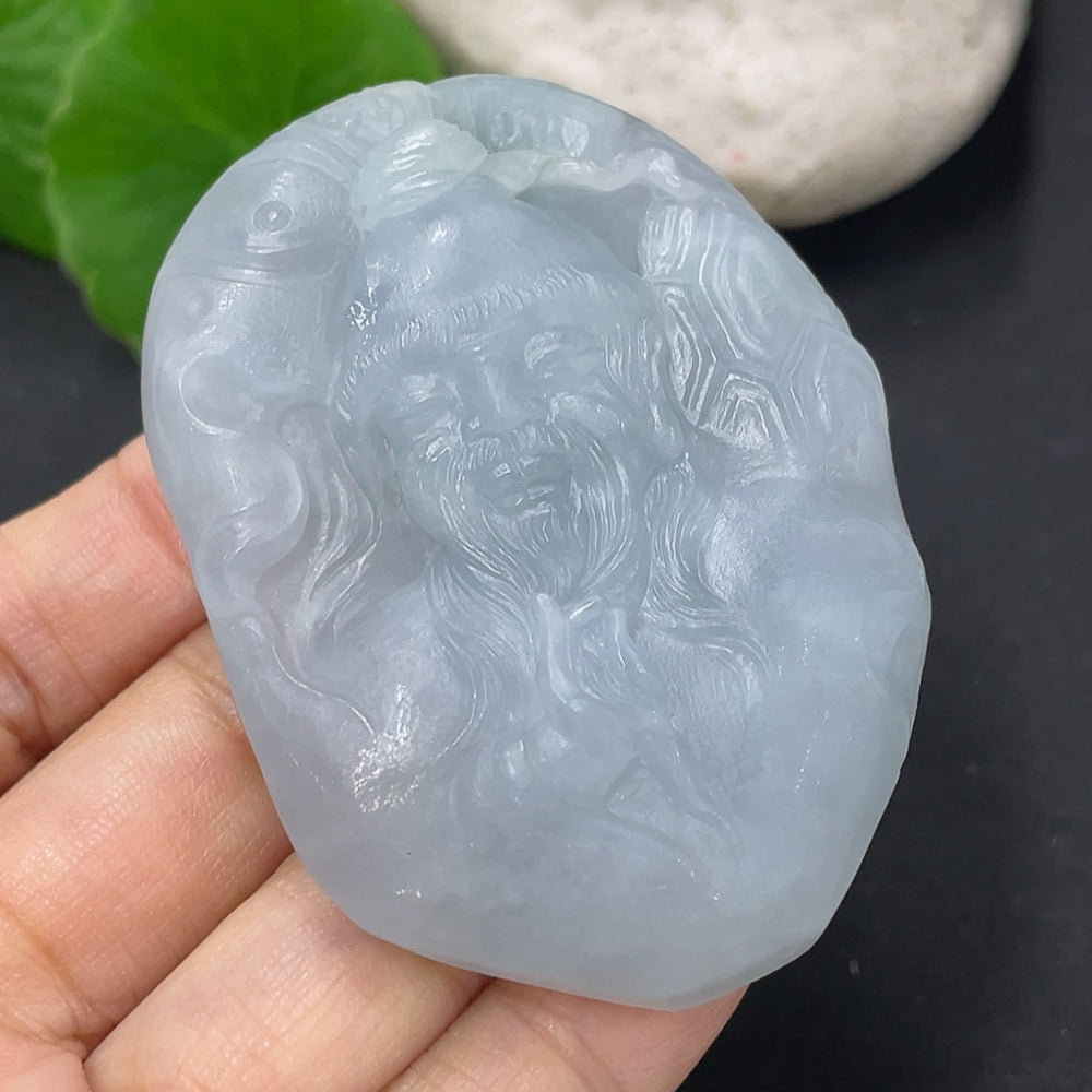 Jadeite Rough Pendant Total Weight Approx. 64.5g