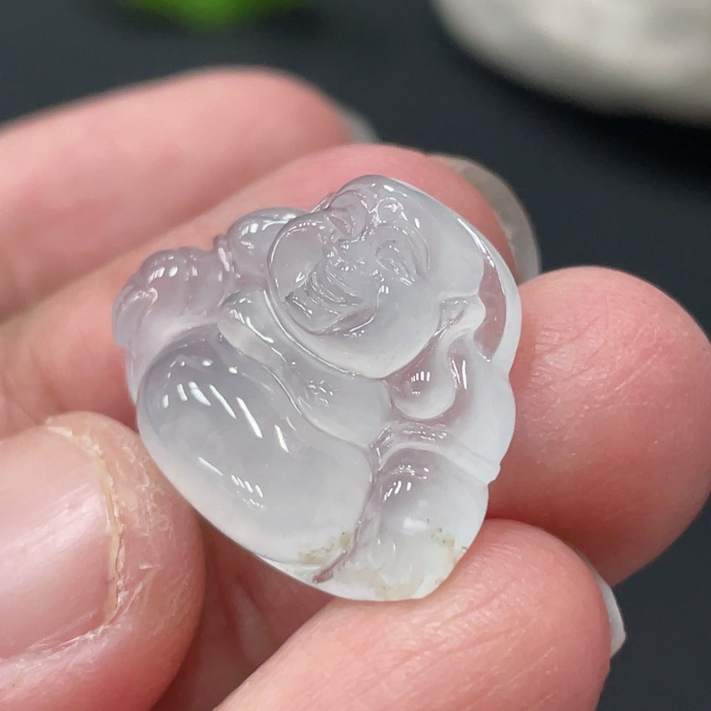 Jadeite Buddha Pendant, Total Weight Approx. 4g