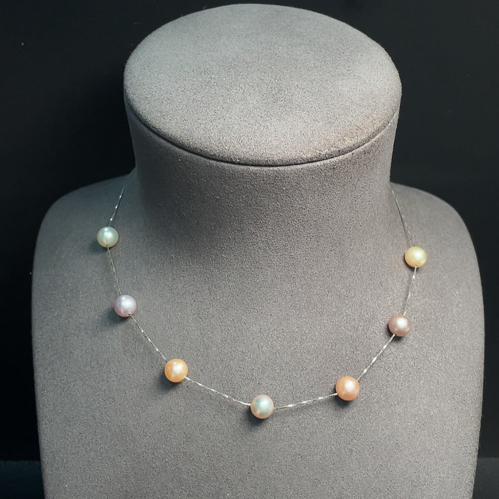 Pearl Necklace 18K Gold Total Weight Approx. 5.41g Stone Size About 7.7mm
