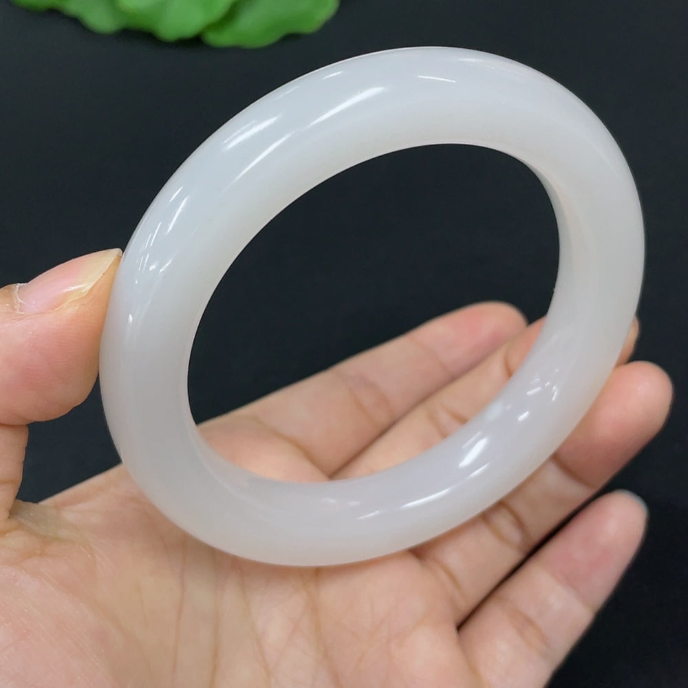 Hetian Jade Round Bracelet