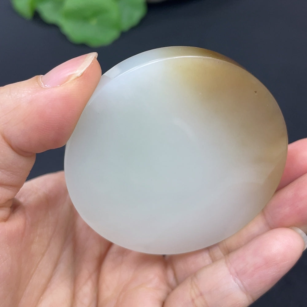 Hetian Jade Plain Pendant