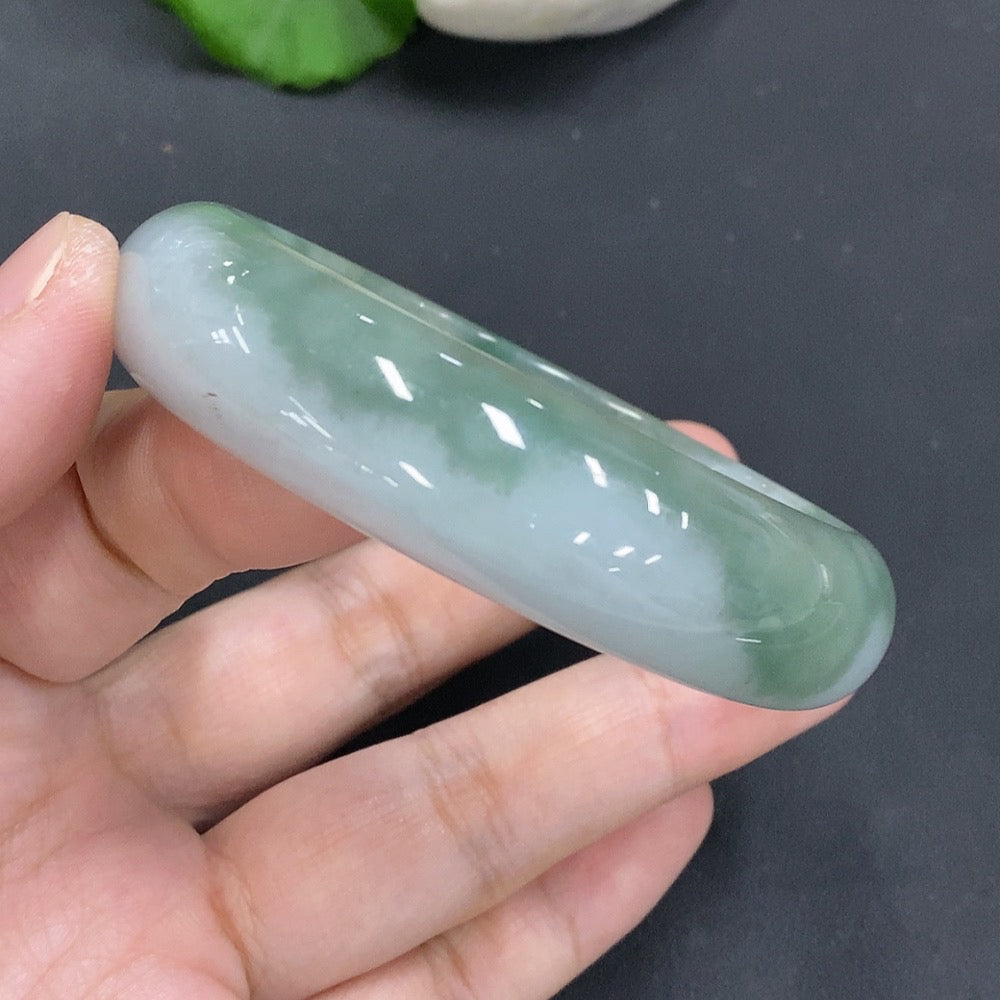 Jadeite Regular Round Bangle Size 57.8