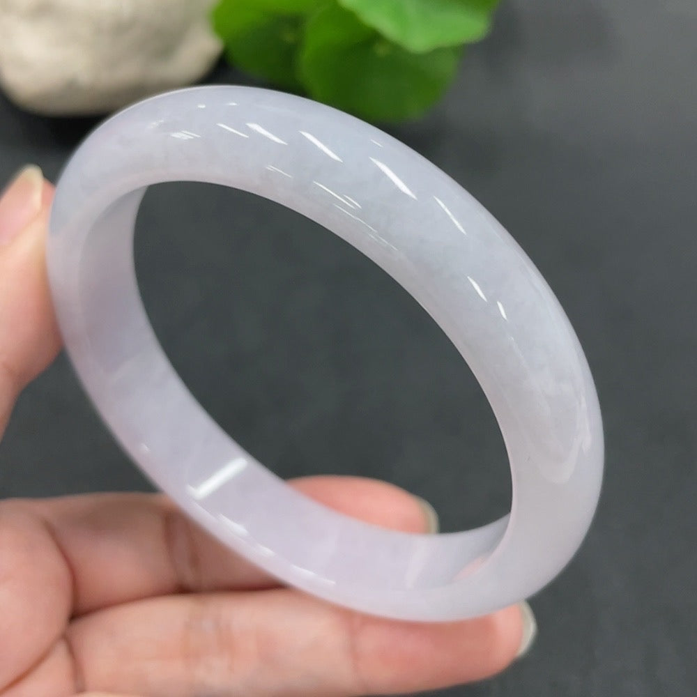 Jadeite Round Bangle, Size 57.8, Total Weight 49.801g