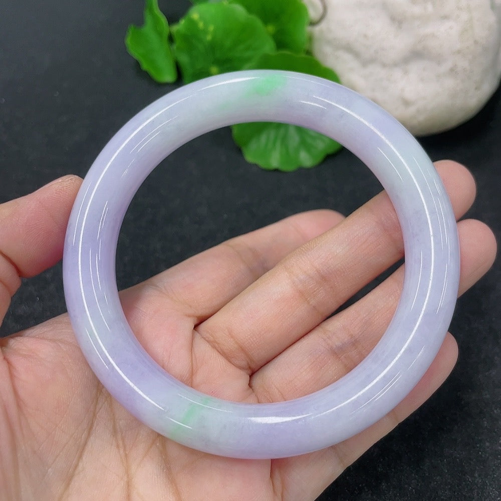 Jadeite Round Bangle Size 59.2mm Total Weight Approx. 70.43g