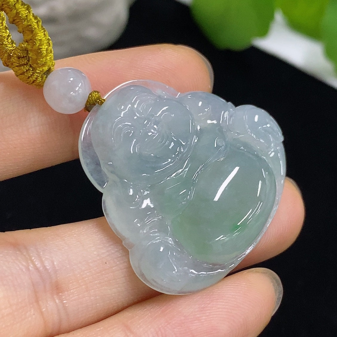 Jadeite Buddha Pendant