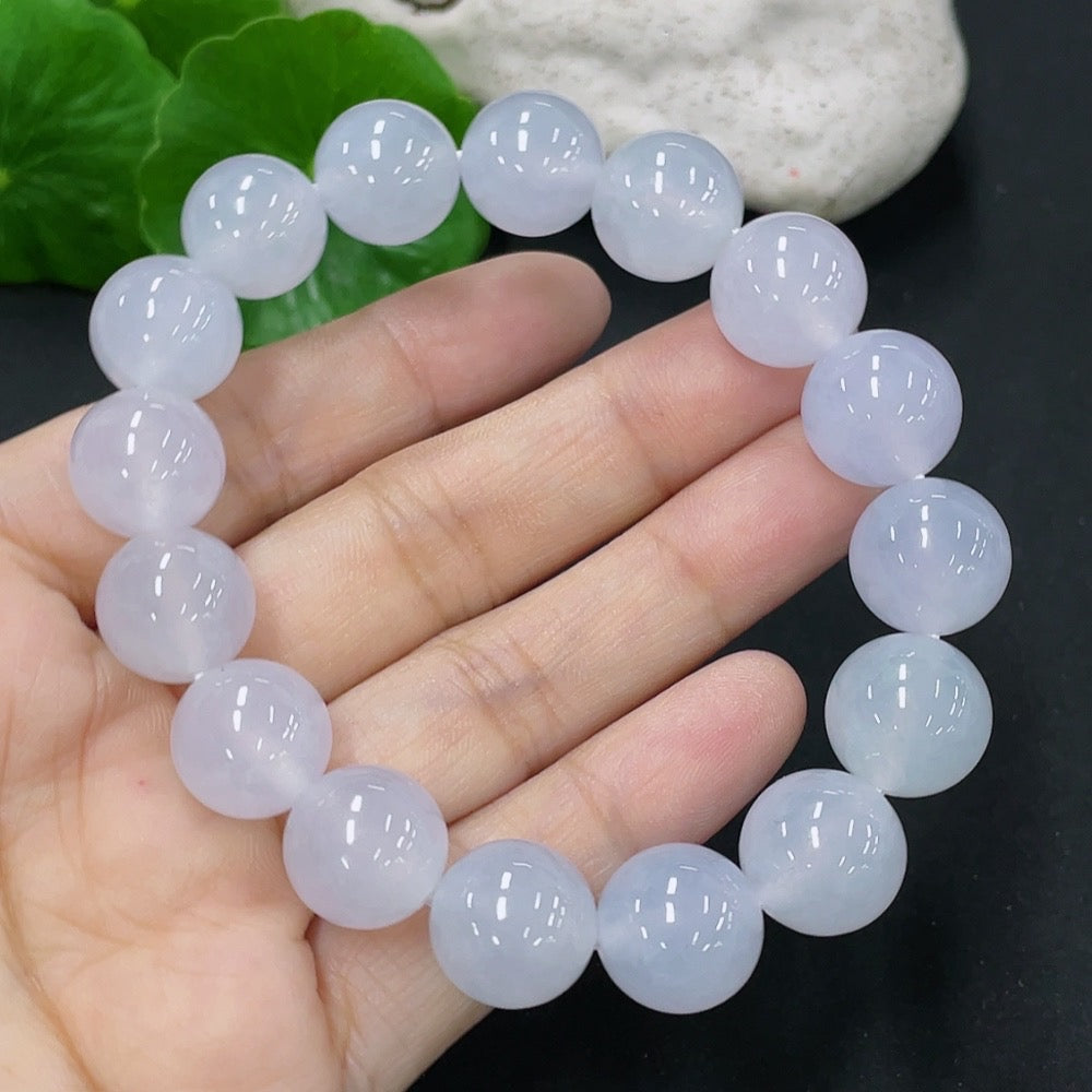 Jadeite Bracelet Approx. 12.5mm Total Weight Approx. 52.4g