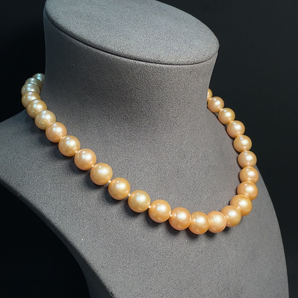 Pearl Strand Non-Gold Setting Approx. 10.8-13.1mm Total Weight Approx. 80.33g