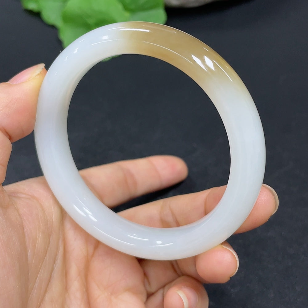 Hetian Jade Round Bracelet