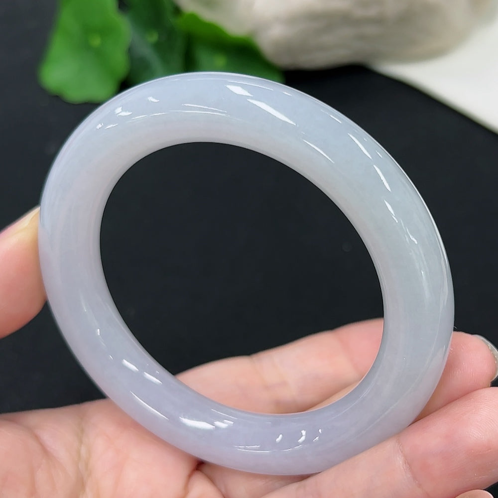 Jadeite Round Bangle Size 55 Total Weight Approx. 66.7g