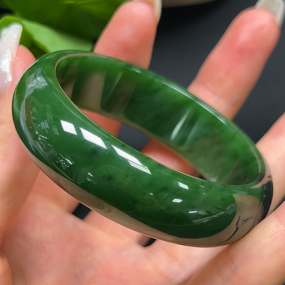 Hetian Jade Round Bracelet