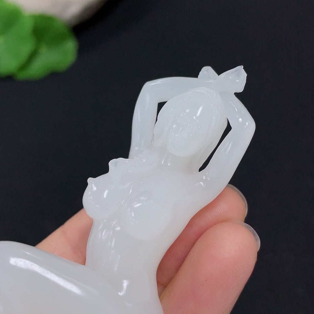 Hetian Jade Pendant "National Beauty and Heavenly Fragrance"