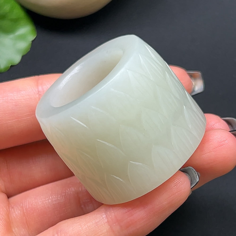 Hetian Jade Thumb Ring