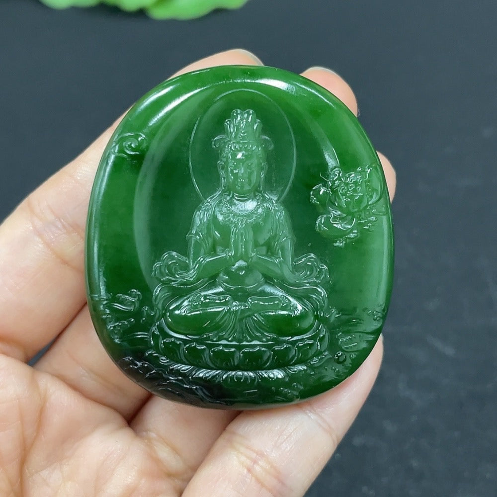 Hetian Jade Pendant Guanyin