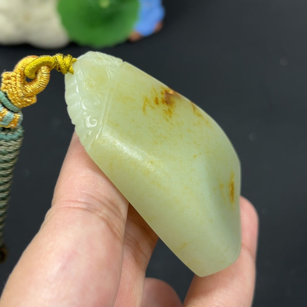Hetian Jade Plain Pendant