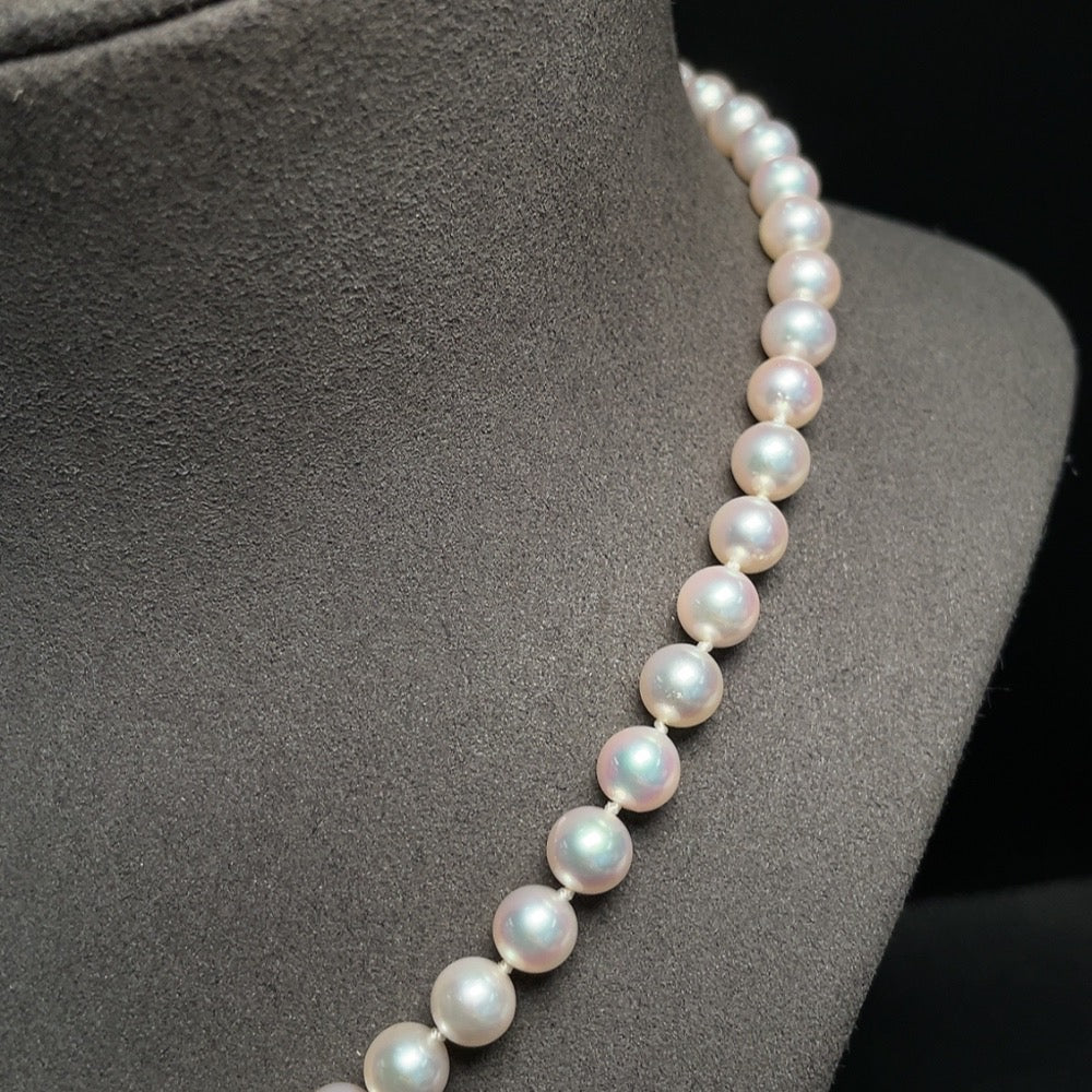 Seawater Pearl Necklace Non-Gold Total Weight Approx. 29.94g Size 7.1mm