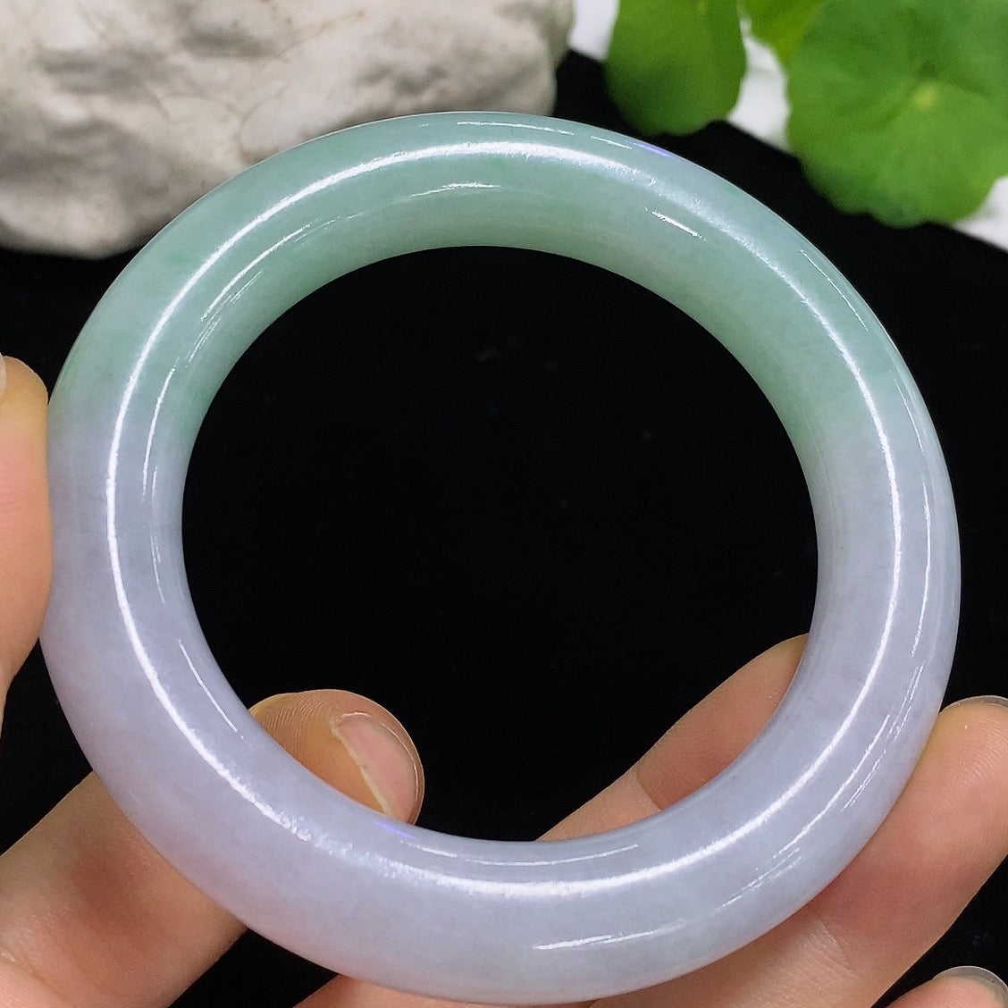 Jadeite Round Bangle Size 55 Total Weight Approx. 81.57g
