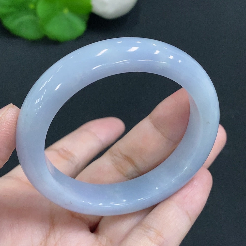 Jadeite Round Bangle Size 51.2 Total Weight Approx. 50.5g