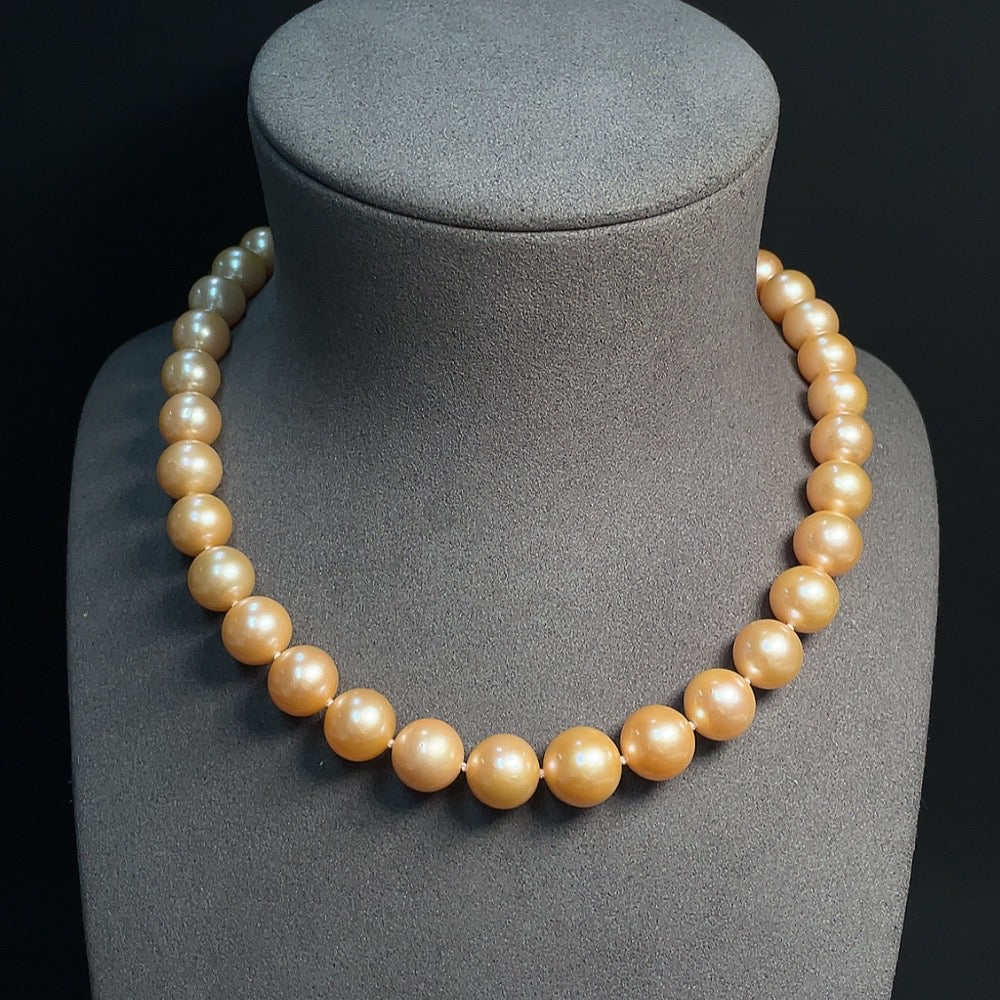 Pearl Strand Non-Gold Setting Approx. 10.8-13.1mm Total Weight Approx. 80.33g