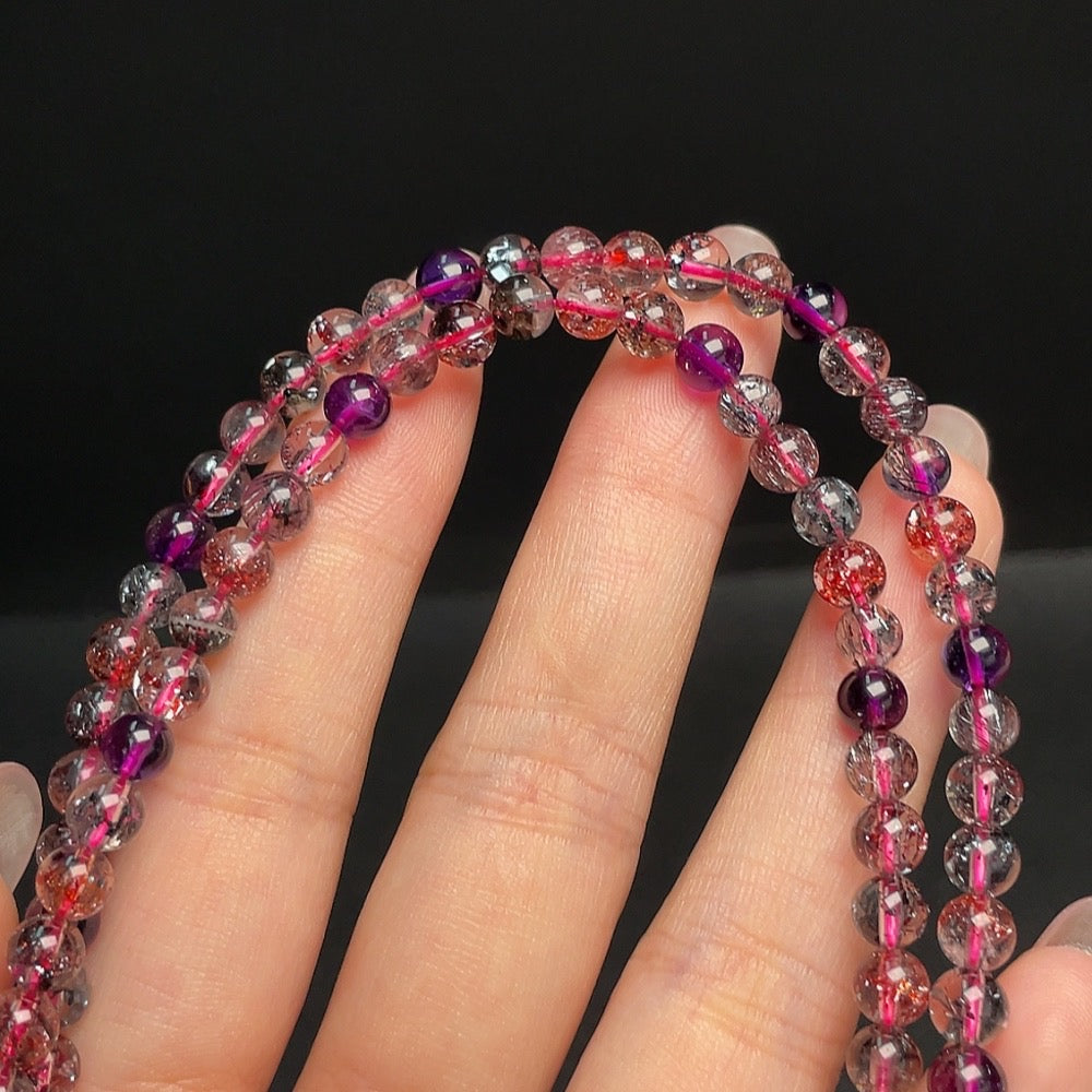 Crystal Bead Strand Approx.5.3mm Total Weight Approx.21.16g