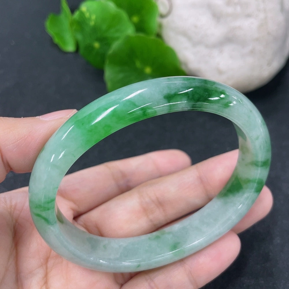Jadeite Concubine Bracelet Size 57/45.9mm Total Weight Approx. 42.76g