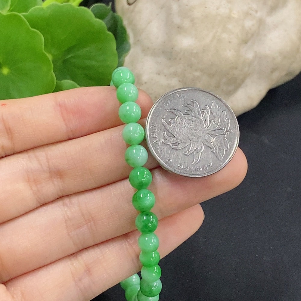 Jadeite Bracelet Approx. 5.9mm Total Weight Approx. 10.66g