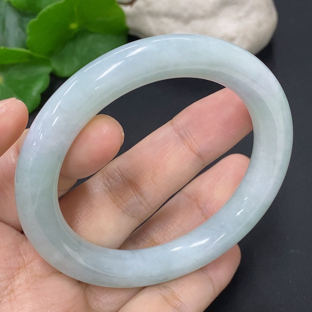 Jadeite Round Bangle Size 53 Total Weight Approx. 50.9g