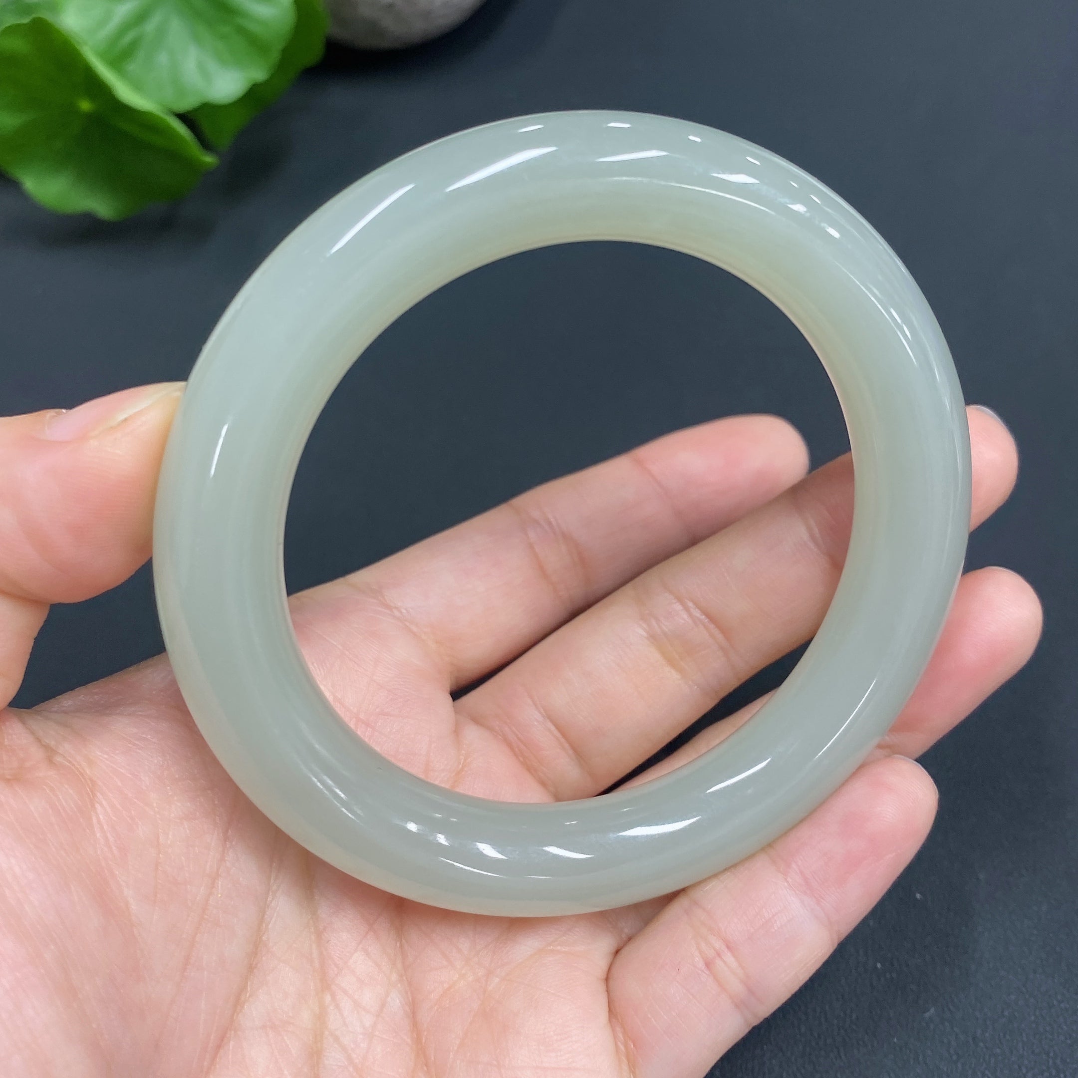 Hetian Jade Bangle Set Size 56 Total Weight Approx. 96g