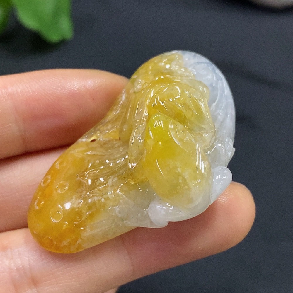 Jadeite Pendant, Color Origin Undetermined, Total Weight 23.094g