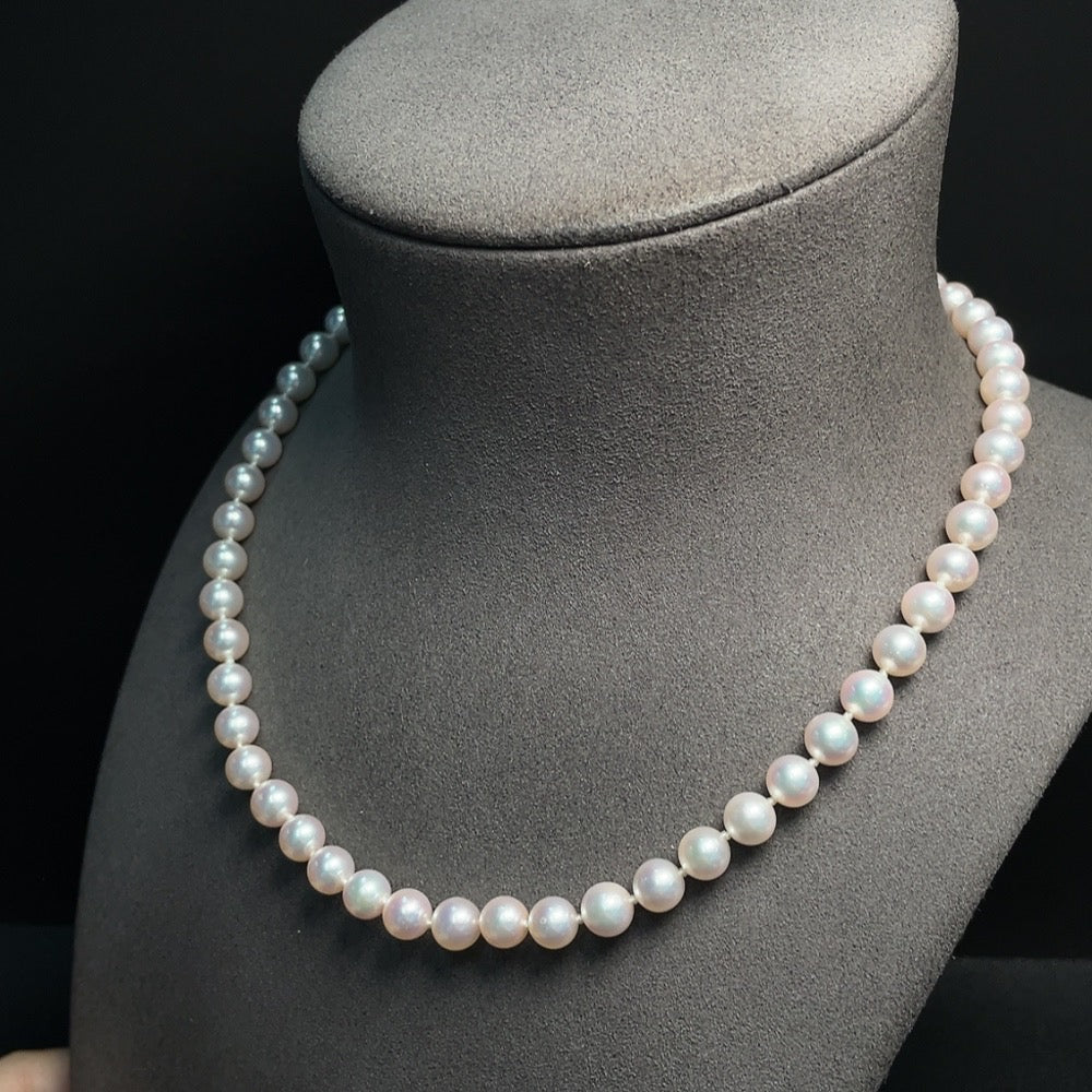 Seawater Pearl Necklace Non-Gold Total Weight Approx. 29.94g Size 7.1mm