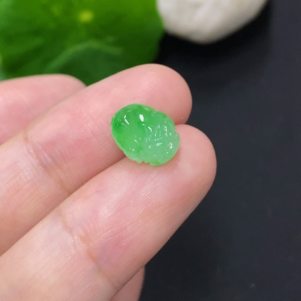 Jadeite Three-legged Golden Toad Inlay Piece