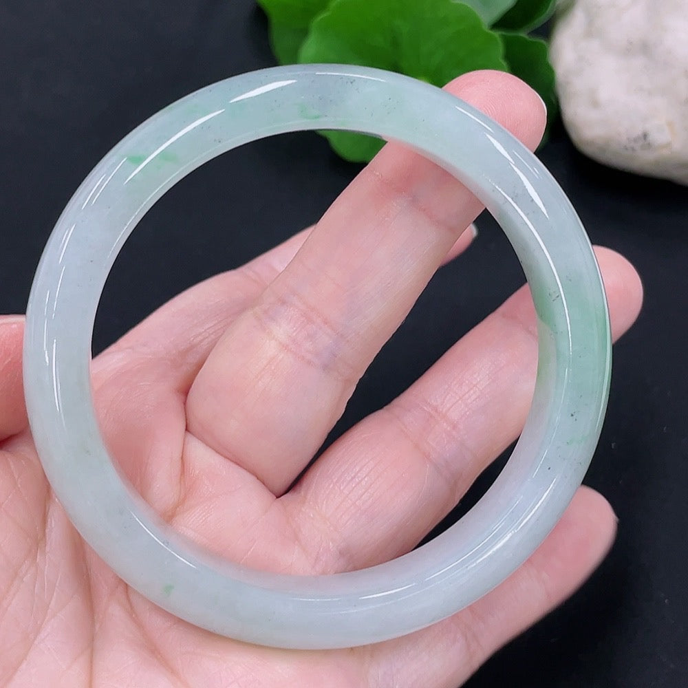 Jadeite Round Bangle Size 56 Total Weight Approx. 52.2g
