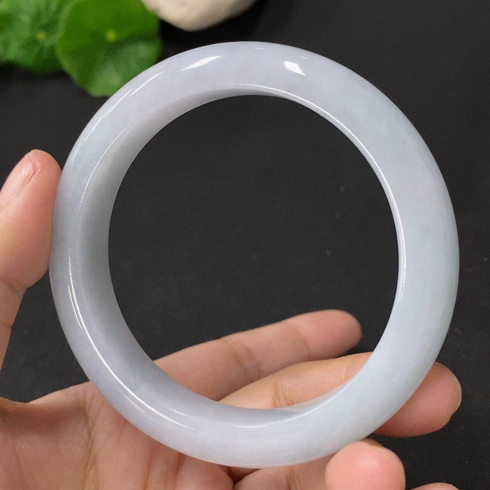 Jadeite Regular Round Bangle 56.2 Circle Size Total Weight 57.363g