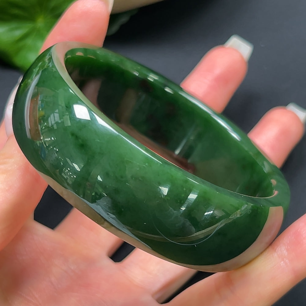 Hetian Jade Jasper Round Bracelet