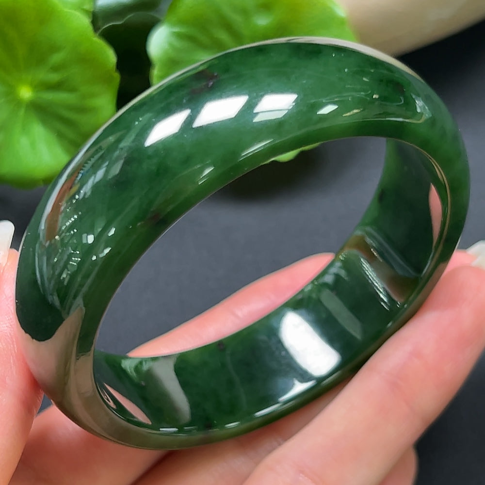 Hetian Jade Round Bracelet