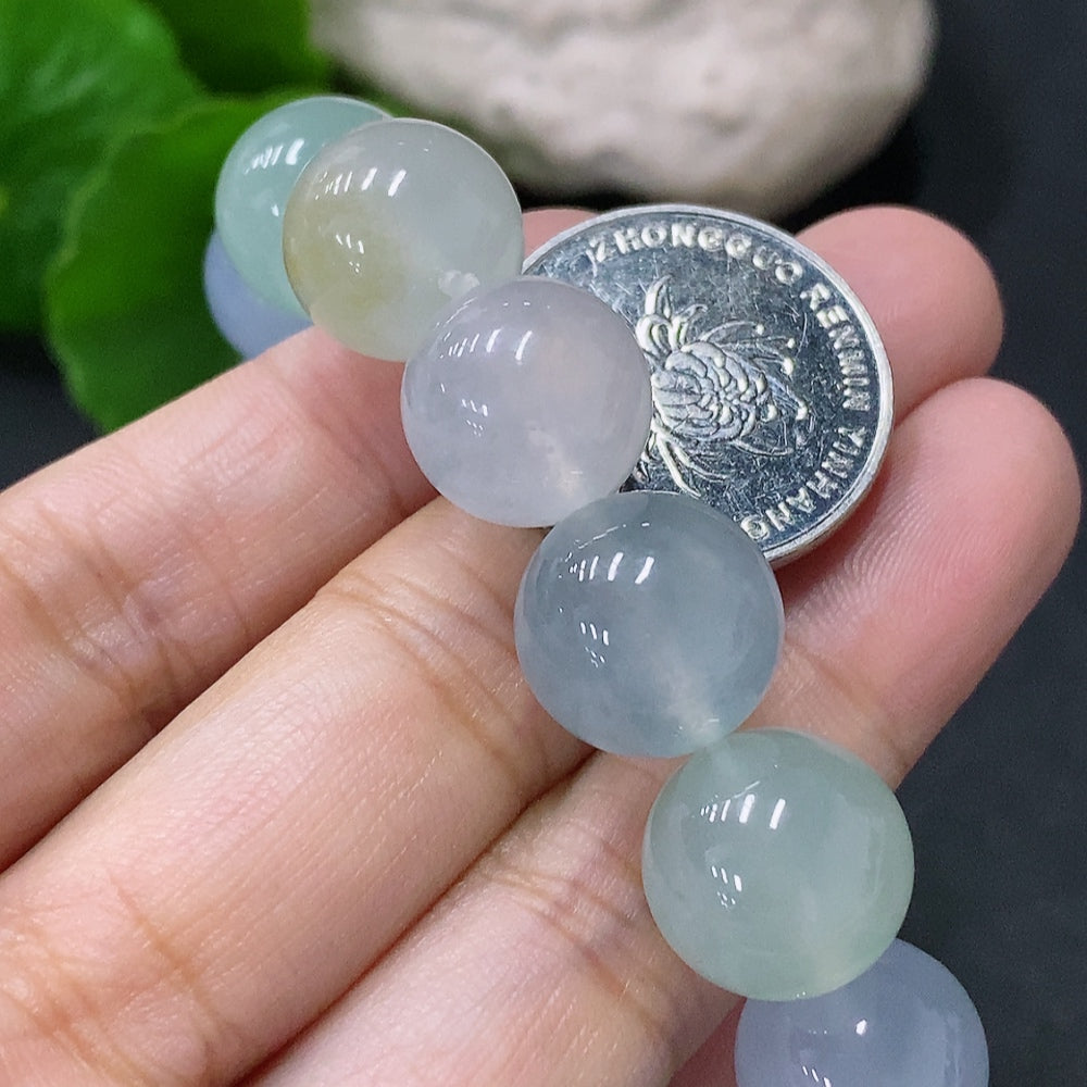 Jadeite Bracelet Approx. 12.5mm Total Weight Approx. 51.26g [Total Value: $14,108 USD]