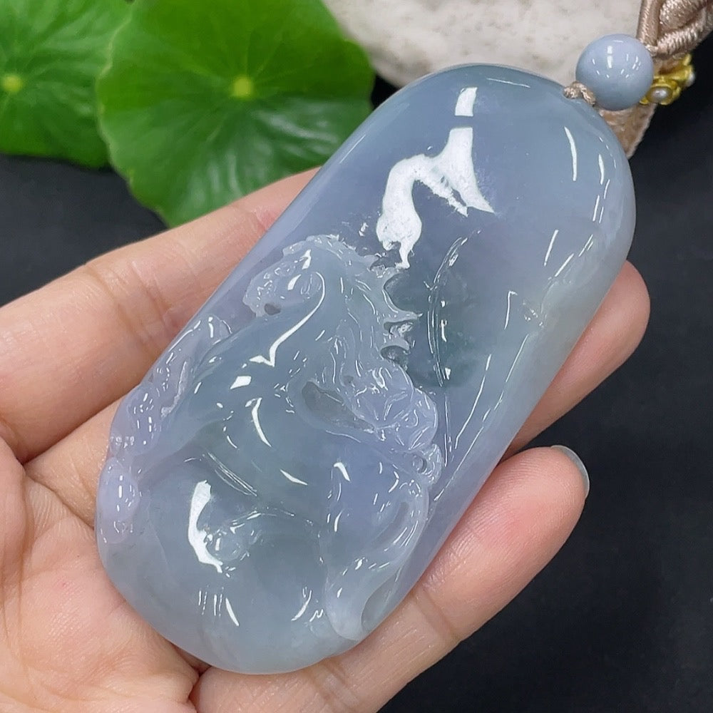 Jadeite Pendant Galloping Ahead