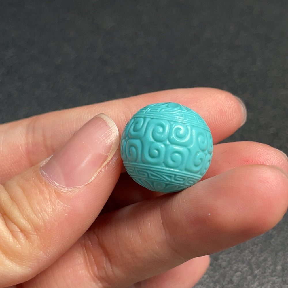 Turquoise Pendant Total Weight Approx. 6.72g Size Approx. 17.7mm