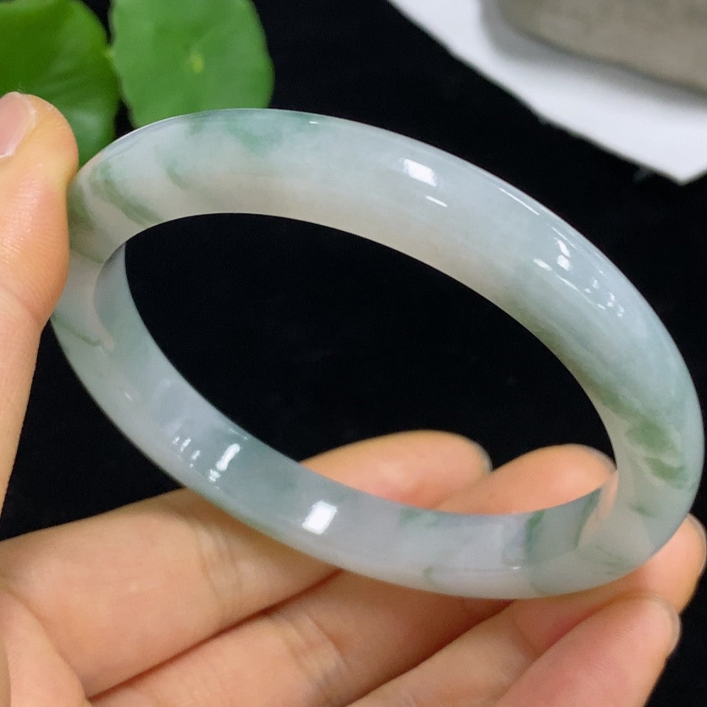 Jadeite Round Bangle Size 57.6 Total Weight Approx. 40.23g