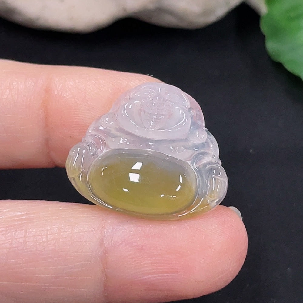 Jadeite Buddha Pendant Total Weight Approx. 3.5g