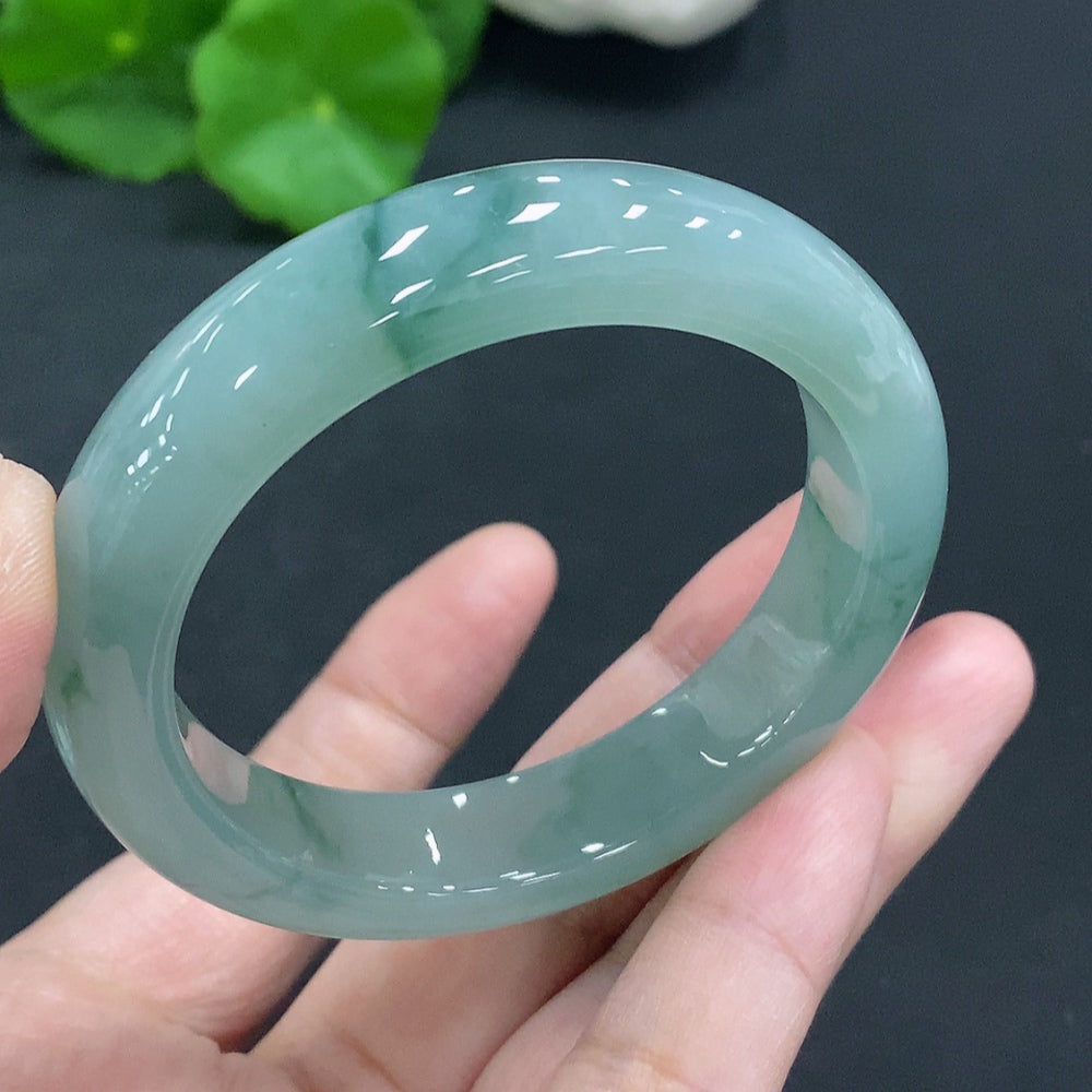 Jadeite Round Bangle Size 50.8 Total Weight Approx. 51.8g
